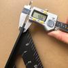 Imported British Imperial 7/12 Inch Metric Aluminum Black Anodized Woodworking Triangle Ruler: 90° & 45° Angles