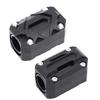 Nylon Motorcycle Crash Bar Clamp Block, Split Body Designed Around Round Tubes for Motorcycle and E-Bike Applications