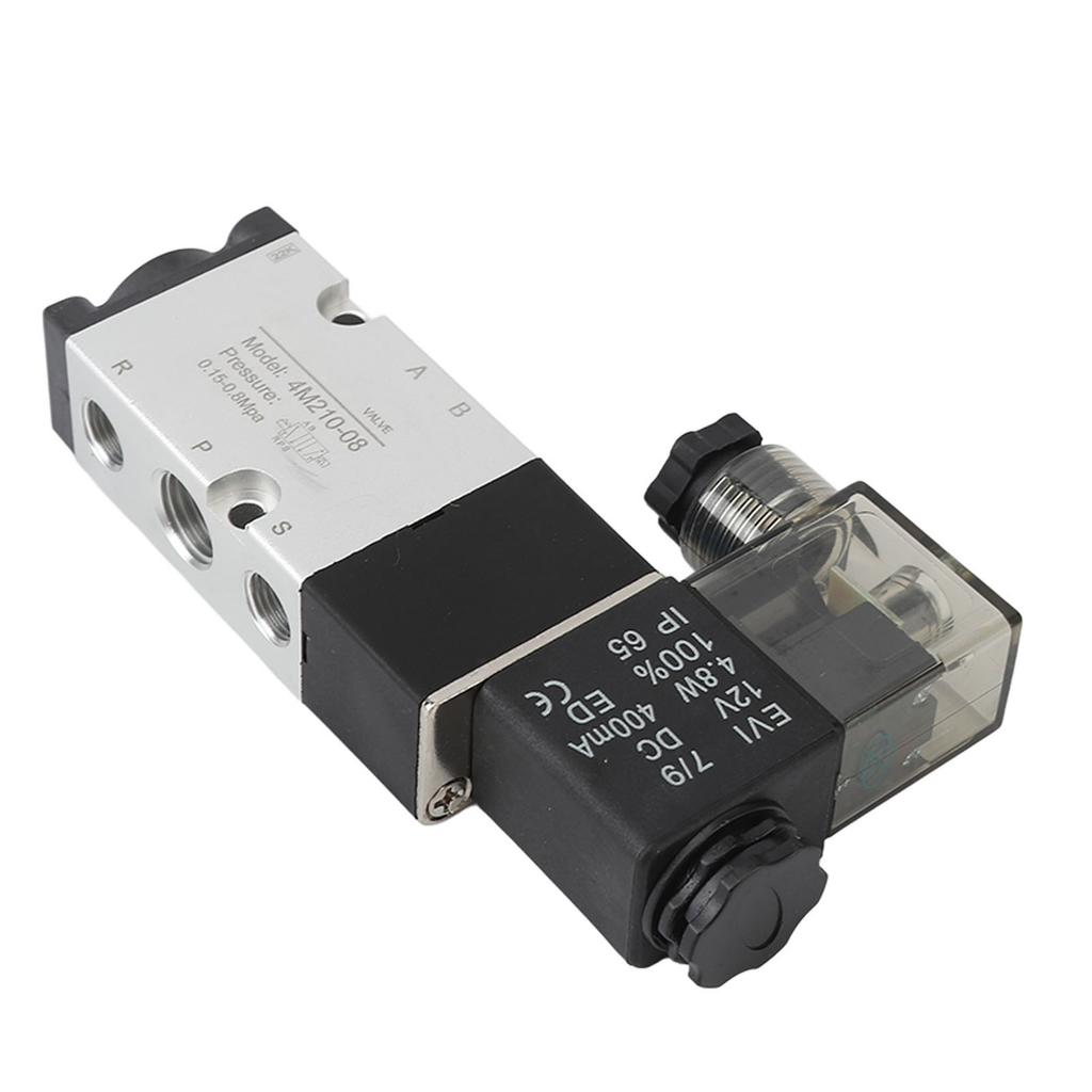 Πνευματική Ηλεκτροβαλβίδα 4M210 08 1/8 ίντσας Σπείρωμα NPT Πνευματική Ηλεκτροβαλβίδα Ελέγχου Αέρα DC12V