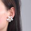 Trendy Pearl Earrings Ear Studs Irregular Earrings Romantic Flower Earrings Studs  Boys