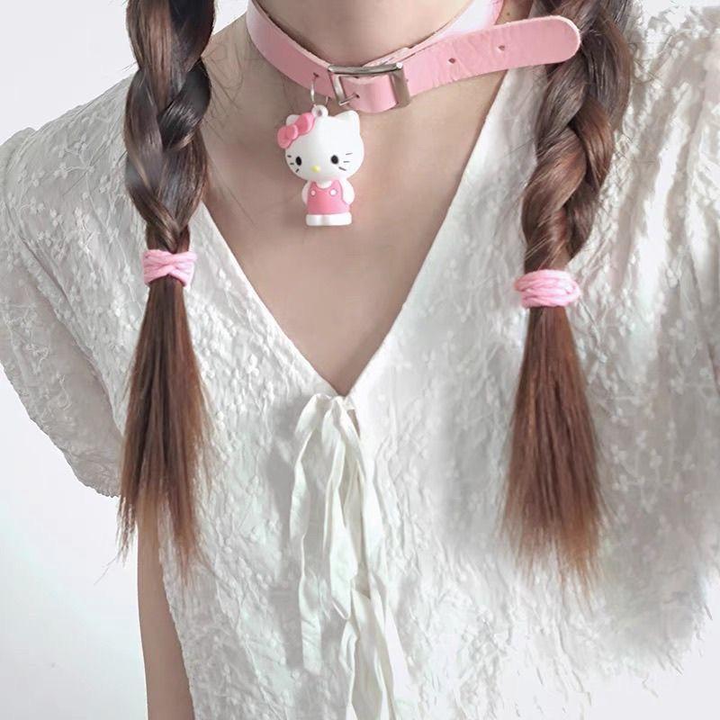 European and American cross-border y2k babes butterfly leather collar punk rock choker collarbone chain necklace foreign trade jewelry