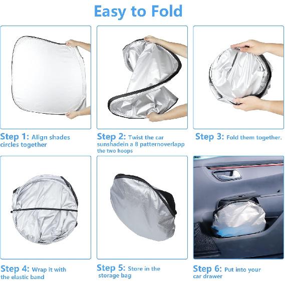 Windshield Sun Shade Fit 2025 2024   - Toyota RAV4 Prime LE Hybrid XLE XLE Premium Adventure TRD Off Road Front Window Sunshade Accessories SUV Sun