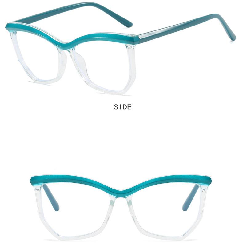 Women's Glasses, Optical Glasses, Fashionable Anti Blue Light Glasses, Frame Design, Glasses Frame, Women's Color Matching Glasses, Metal Hinge