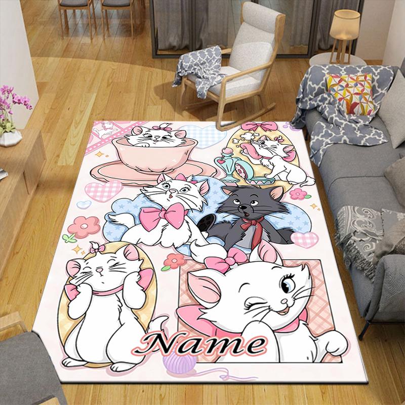 Custom 1Pc Artemis Cats Tea Party Rug Office Carpet Indoor Outdoor Entrance Doormat Nonslip Soft And Comfortable Living Room D916121