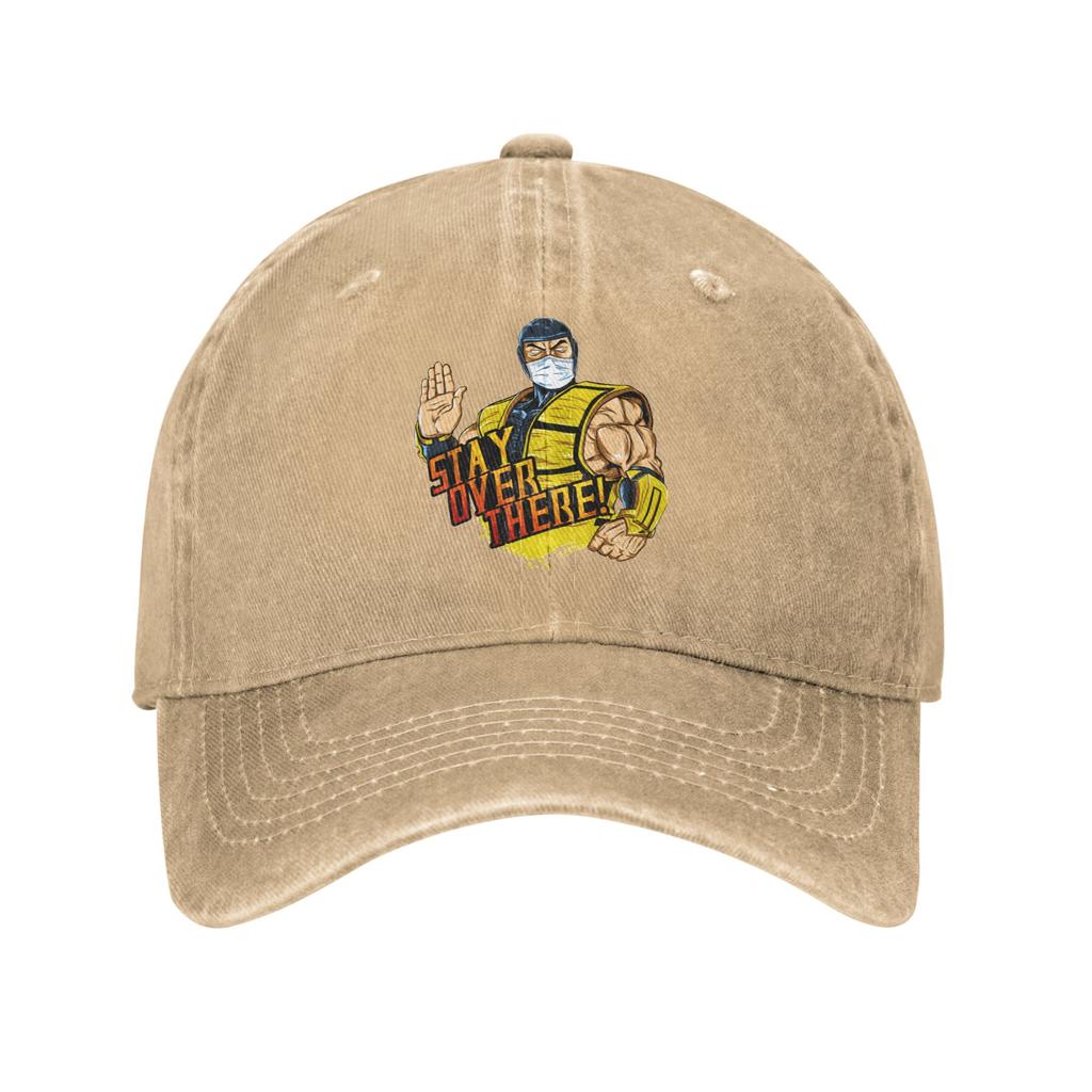 Master of Cold Brew Mortal Kombat Unisex Women Baseball Cap Distressed Denim Caps Hat Vintage Workouts Unstructured Soft Headwear