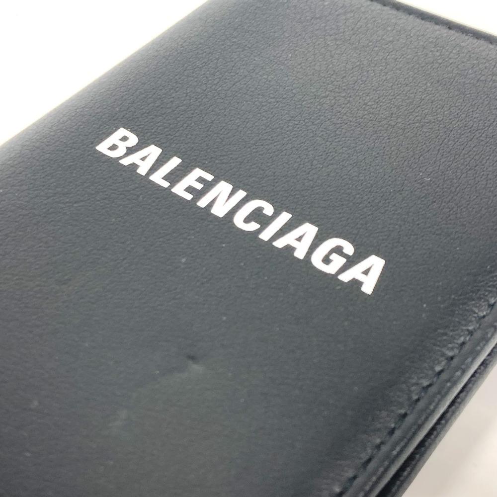 BALENCIAGA 551991 Everyday logo Passport Cover Stationery Bi-fold passport case