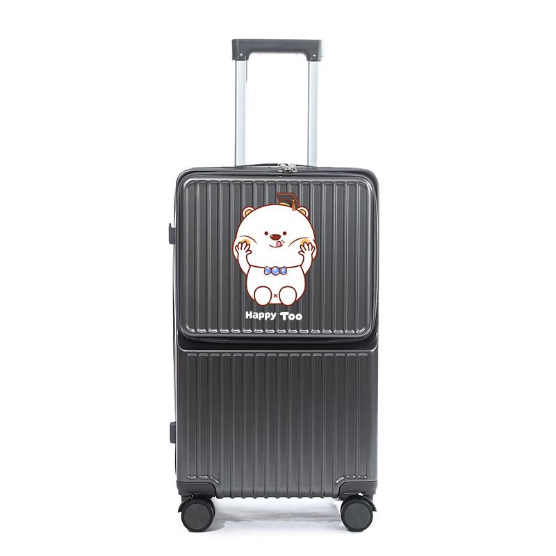 PACKAGE FASHION Women's Durable Rolling Luggage