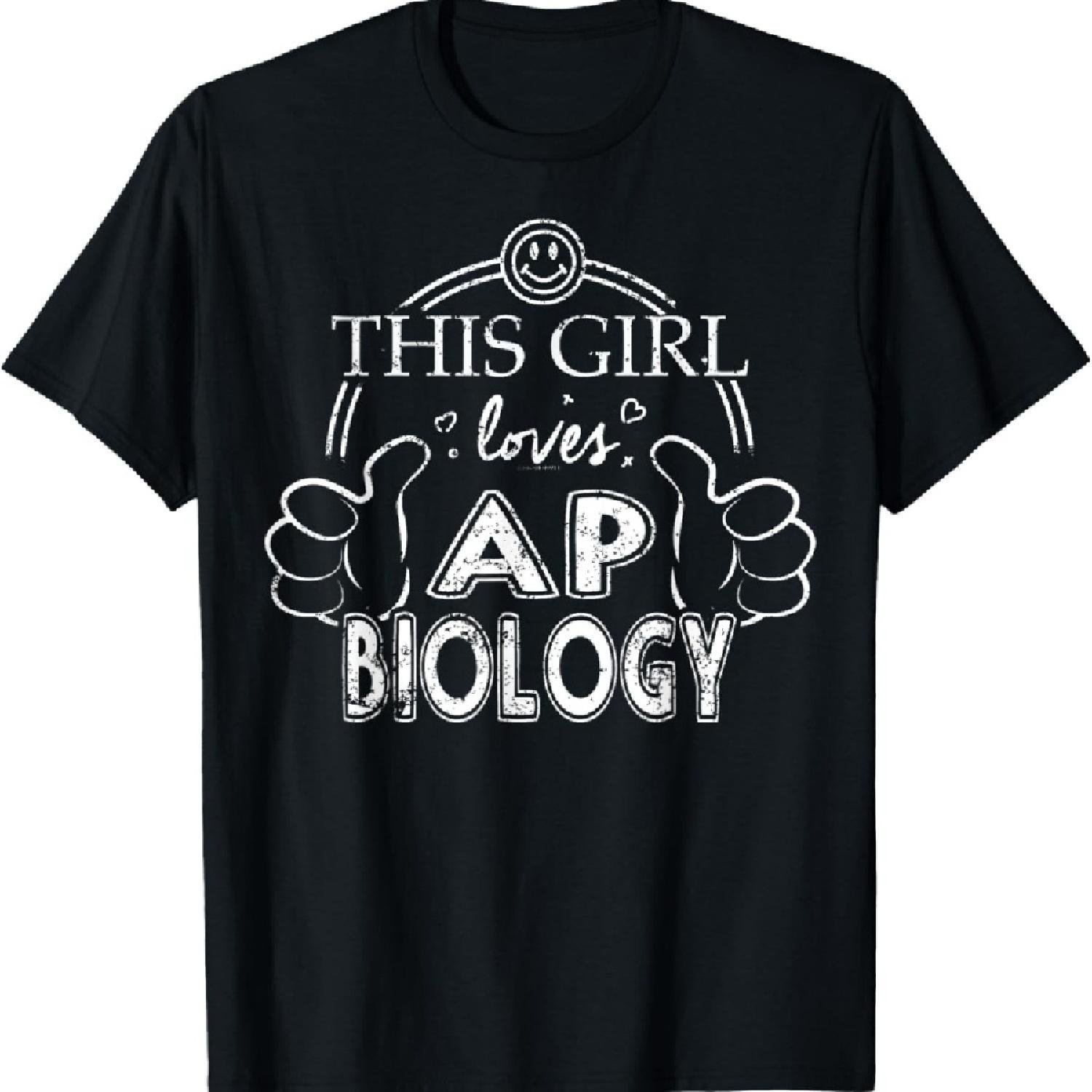 

Девушка любит футболку по биологии AP Подарок Футболка учителя биологии XXXXXL чёрный