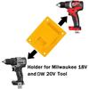 Electric Tool Holder Mount Storage Rack For Dewalt For Makita/Milwaukee/Bosch 14.4V 18V 20V Lithium Battery Power Tool