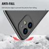 Shockproof Armor Matte Transparent Phone Case For iPhone 14 13 12 11 Pro Max X XR XS Max 6 6S 7 8 Plus Luxury Silicone Bumper Clear Hard Cover