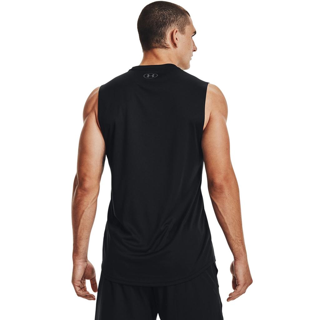 Under Armour Top de Baschet Fără Mâneci cu Imprimeu Logo Velocity Muscle Bărbați Negru 1327972-001