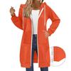 Lässige Hoodie-Jacke Damen Mode Raglanärmel Langarm Doppelreißverschluss