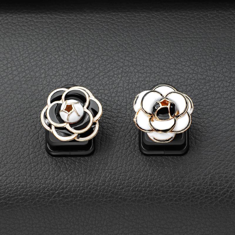 Car Style Bow Cartoon Rhinestone Mini Auto Hooks Seat Back Holder For Keys Hangers Home Office Hooks Storage Style Accessories