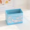 Hello Kitty Kuromi Cinnamoroll My Melody Pattern Foldable Desktop Storage Box For Makeup And Office Supplies