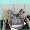 Trendy Summer Canvas Crossbody Tote Bag For Women In Chic Colorful Plaid Styles