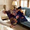 The PPromiseS of HHope Pillow Case Plush Fabric Soft Pillowcase Double Sided Print Sofa Cushion Cover Throw