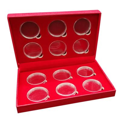 Úložné boxy Box na mince Úložné pouzdro na mince Sběratelské pamětní mince Vysoká průhlednost Dům Zahrada Vysoká kvalita