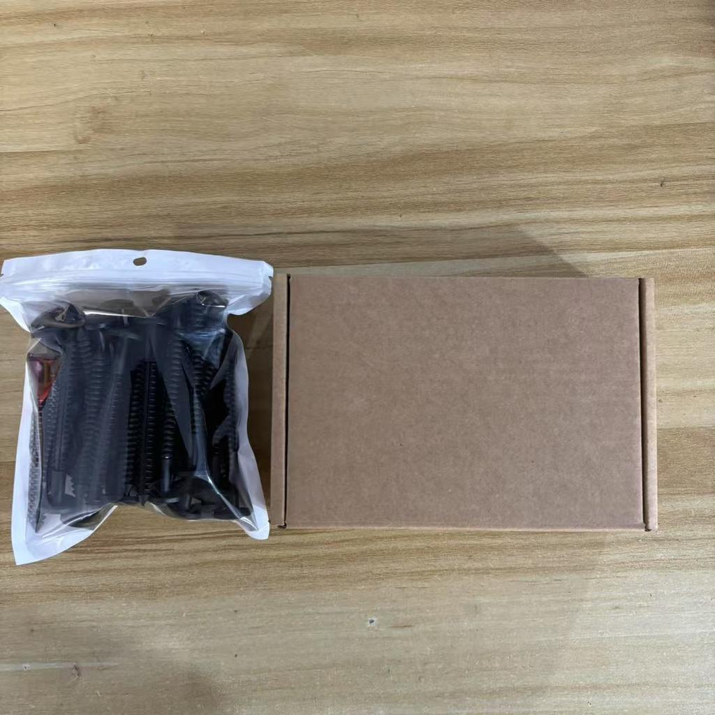 3 Zoll Vinyl-Rollladen-Befestigung Fensterpaneel Stift Stifte Schrauben Rollladen-Spikes Anker (Schwarz)