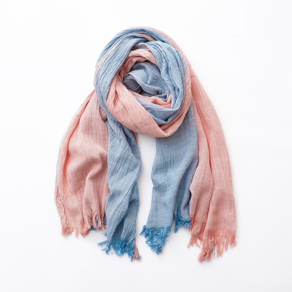 Designer Patchwork Cotton Linen Scarf For Men Women Autumn Winter Long Soft Shawls And Wraps Lady Short Tassel Bufanda Pashmina