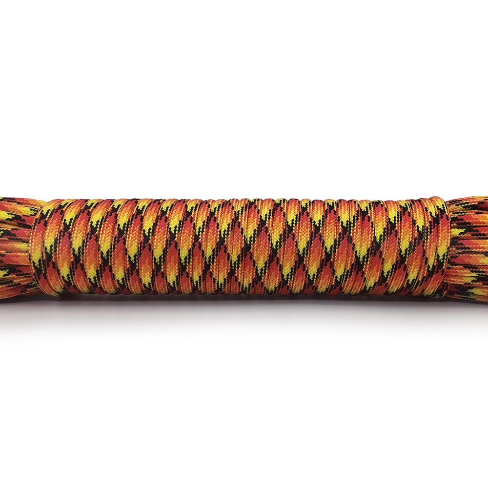 New Color Dia 4 MM 31 Meters 9 Stand Cores Paracord Parachute Cord Lanyard Tent Rope For Hiking Camping Clothesline DIY Bracelet