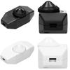 Indoor Use Rotary Inline Dimmer Switch with ON/OFF Control Knob Supports 220V Lighting Systems Rated Current 1A