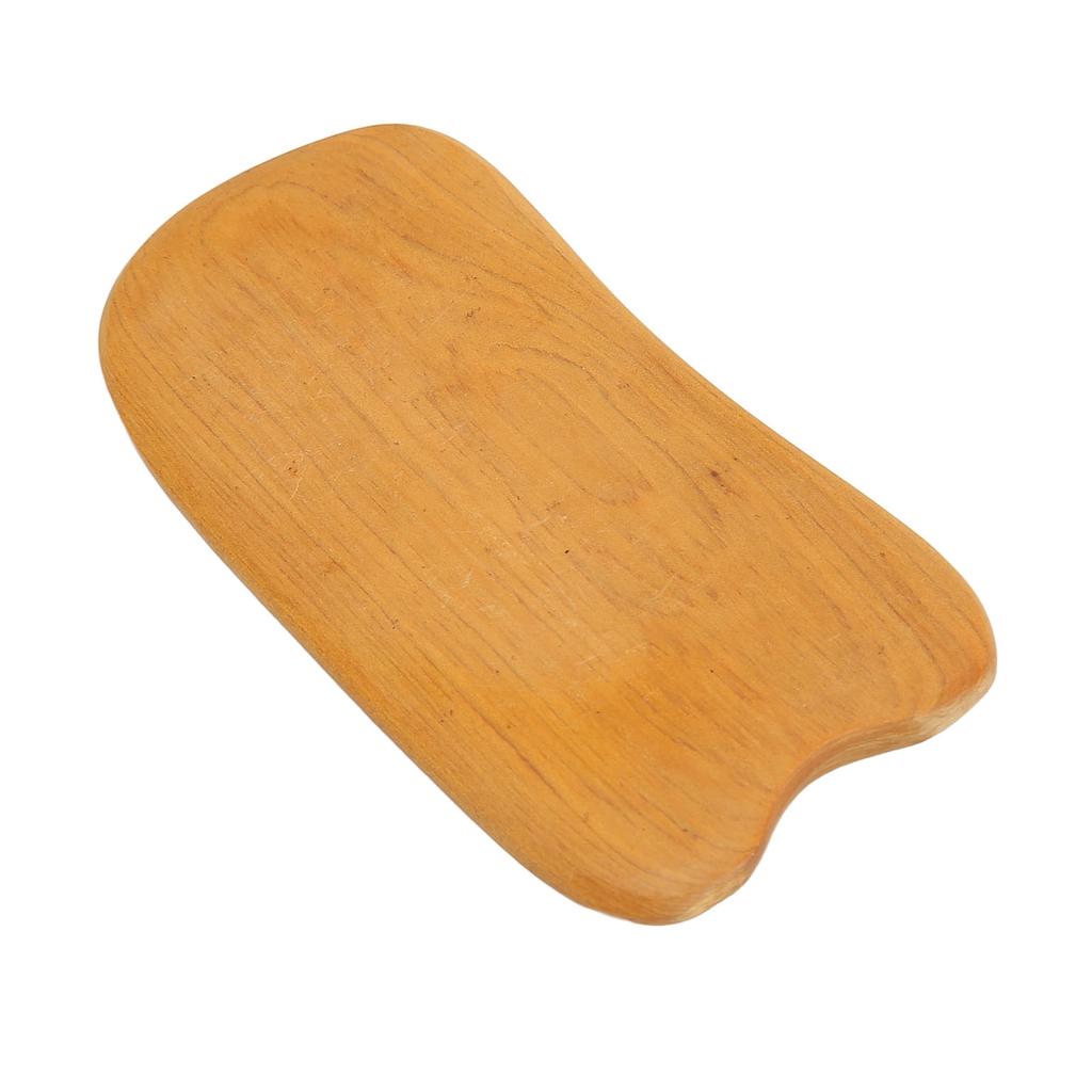 Wood Gua Sha Board Comfortable Grip Rectangular Ergonomic Portable Scraping Massage Tool for Body Beauty