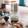 HARIO Cordless 2-Way Blender, Blender Bottle, 400ml Capacity, White, ECB-1-W