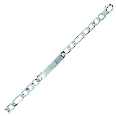 [E1125] - Ασημένια Ανδρική Αλυσίδα 'Adam' - 21 cm 8 mm