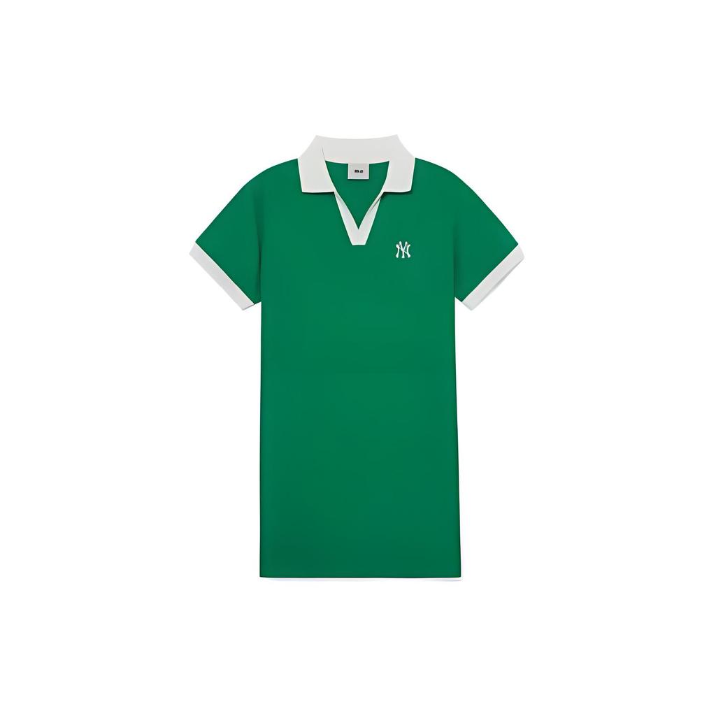 New MLB Short Sleeved Dress Women's Green 3FOPB0333-50GND