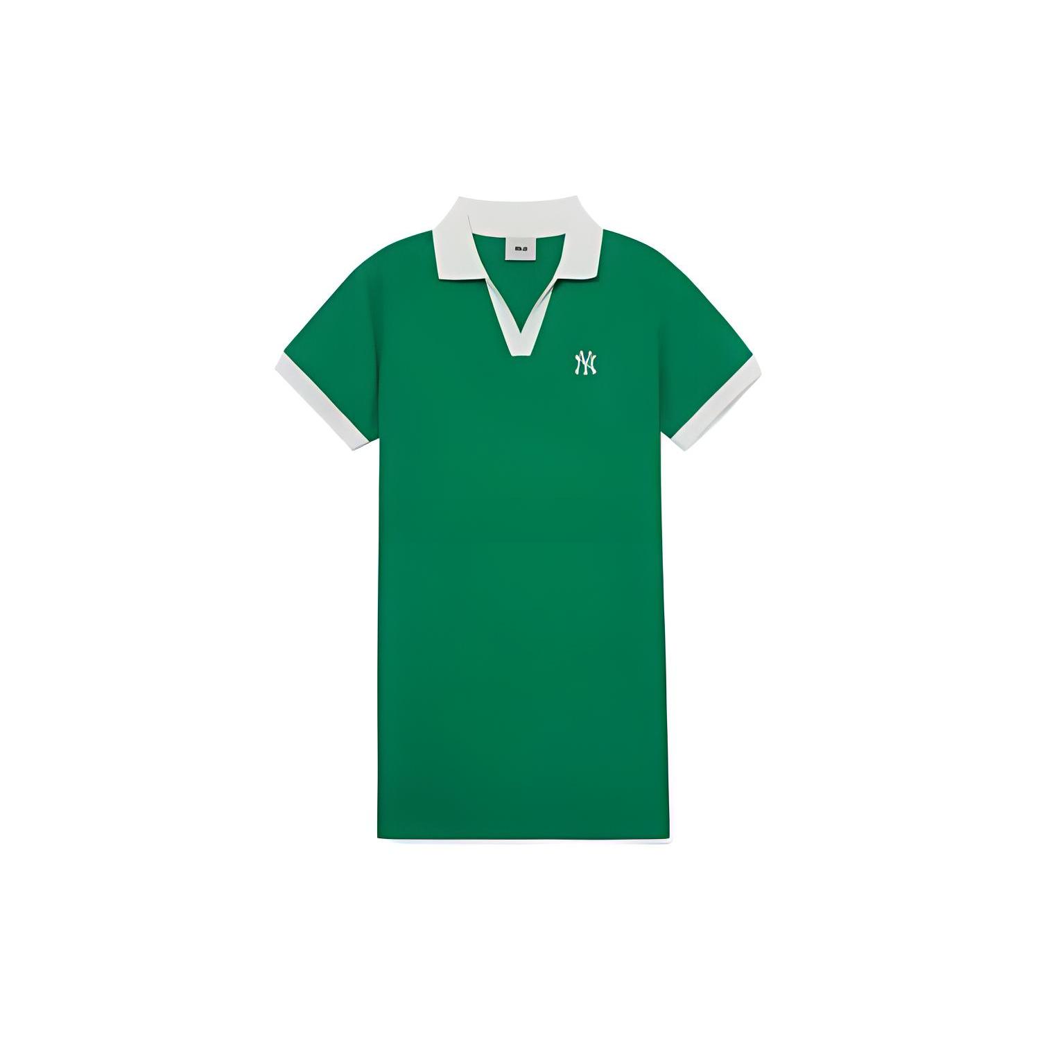 

Новое платье с коротким рукавом MLB женское зеленое 3FOPB0333-50GND XS