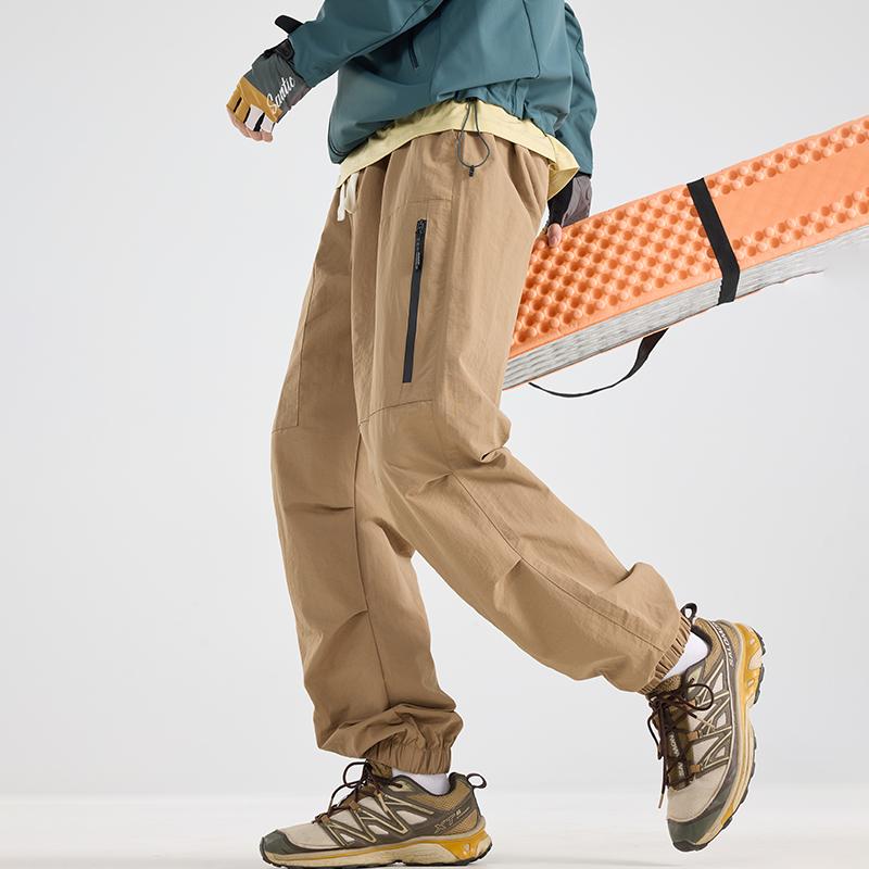 High Street Charge Pants Men's Spring and Autumn Medium-Thick American Trendy Brand Straight Sport Loose Working Sports Pants