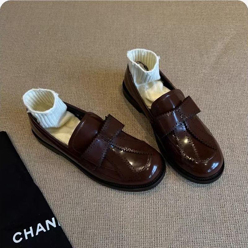 Fashion Spring New Flat Shoes Women Fashion Round Head Deep Mouth Butterfly Knot Soft Sole Anti-slip Wear-resistant Single Shoes