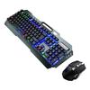 Wireless Keyboard Mouse Set Charged Lighting Black Built In Lithium Battery 3000mAh