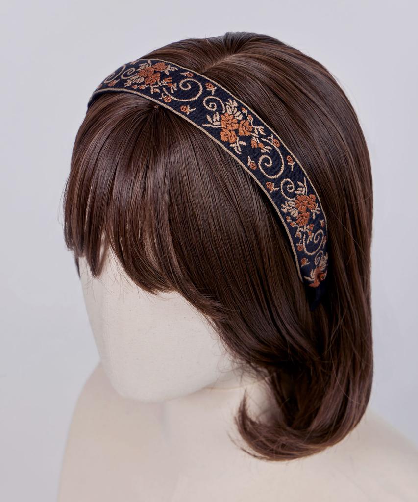 Maia Climbing Rose Headband P-Orange