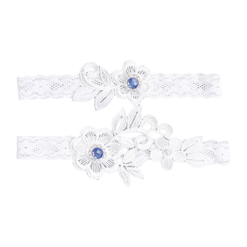 

Thigh Garter Wedding Garter With Elastic Firm Fit And Durable Silicone Grip Design 1 белый