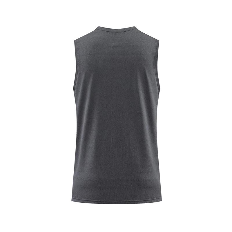 Men's Quick-Dry Sports Vest 2023: Summer Solid Color Round Neck for Running, Fitness & Basketball