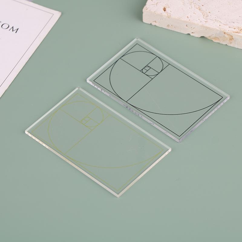 Viewfinder Ruler Golden Ratio Ruler Clear Golden Ratio Fibonacci Composition View Finder Viewer Photography Painting Art Tool
