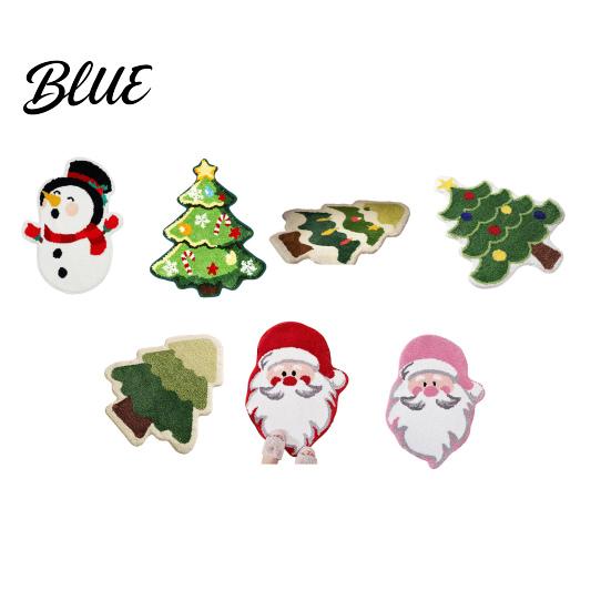 Festive Christmas Tree Water Variety Xmas Santa Bathroom Rug Design Mat Clauds Shape Of Sizes