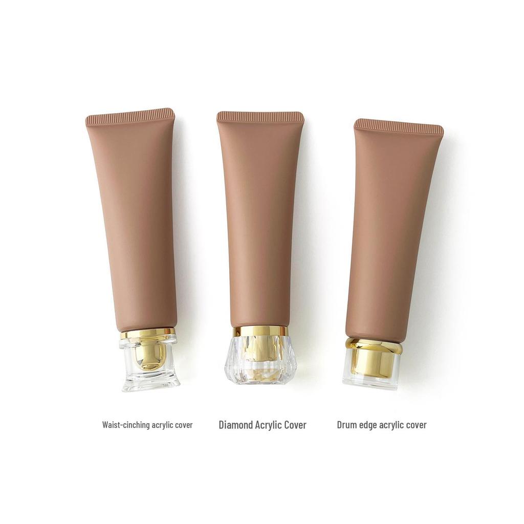 50ml Mattiertes Milchtee-Farben Weichrohr für Handcreme oder Körperlotion - Leere Quetschflasche