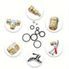 1200pcs Rubber O-Rings 24Size NBR Washer Gasket Sealing Assortment Kit For Plumbing Faucet Automotive Air Or Gas Connections