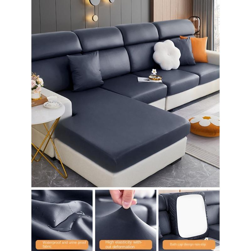 Waterproof Faux Leather Stretch All-Inclusive Sofa Cover New Sofa Cushion Four Seasons Universal Sofa One-Piece Thickened
