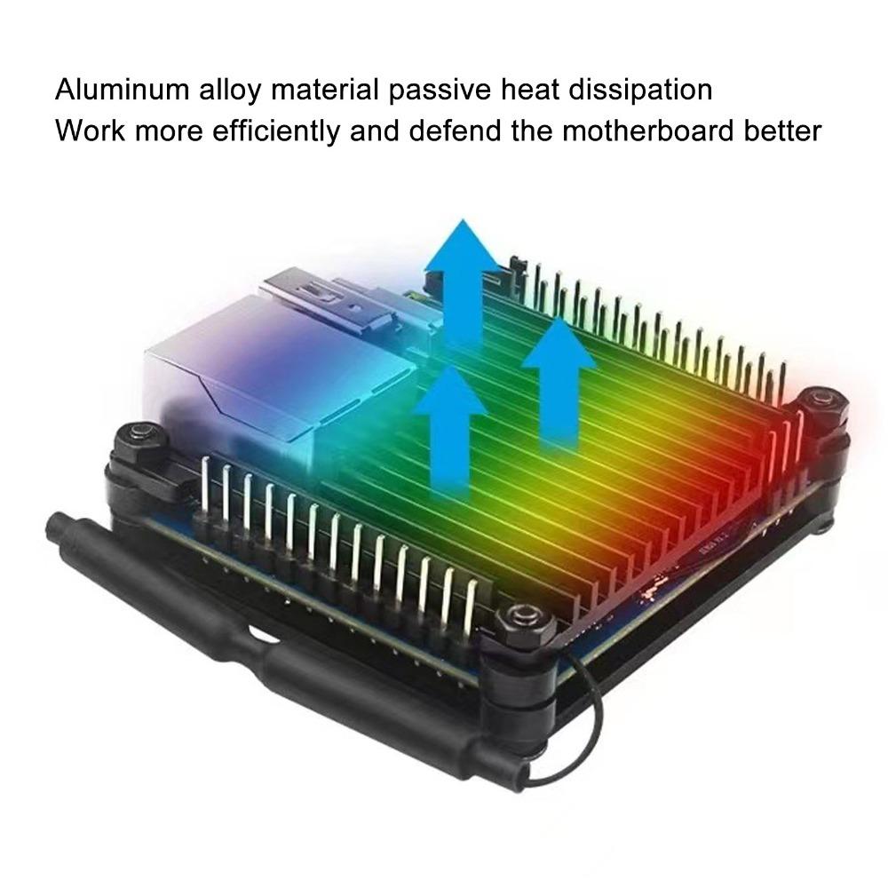 Passive Cooling Aluminium Alloy Case for for Orange Pi Zero 3 Development Board Protection