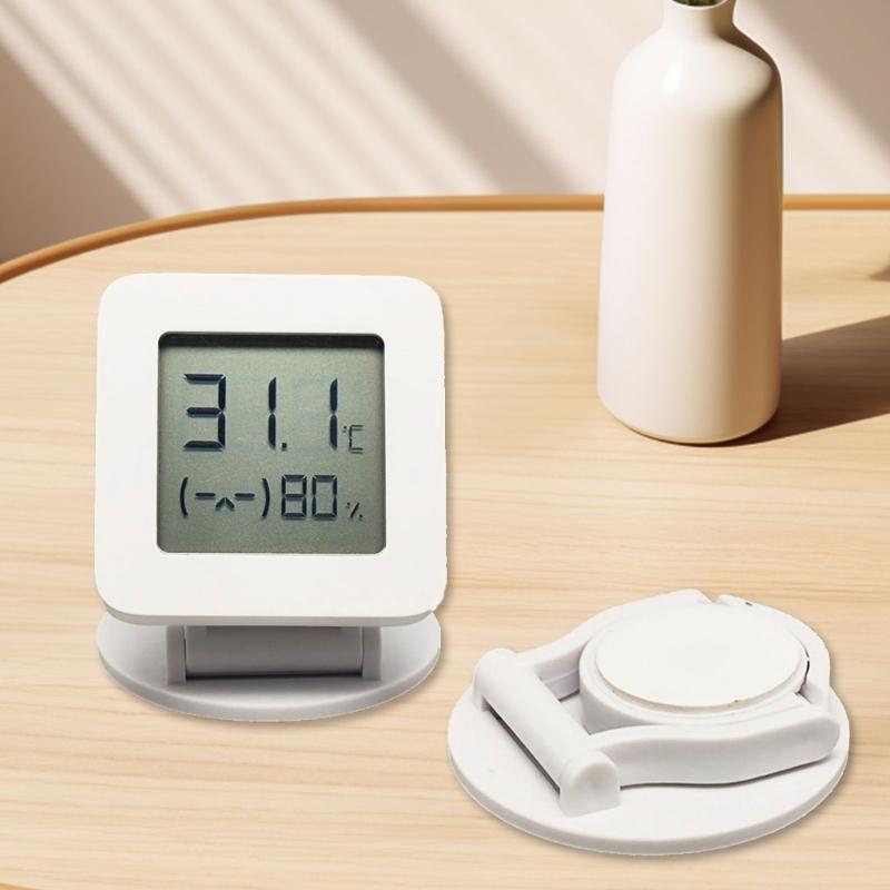 Stylish & Space-Saving Folding Stand Adjustable Bracket designs  Specifically for Multipurpose Thermometers 2 Hygrometer