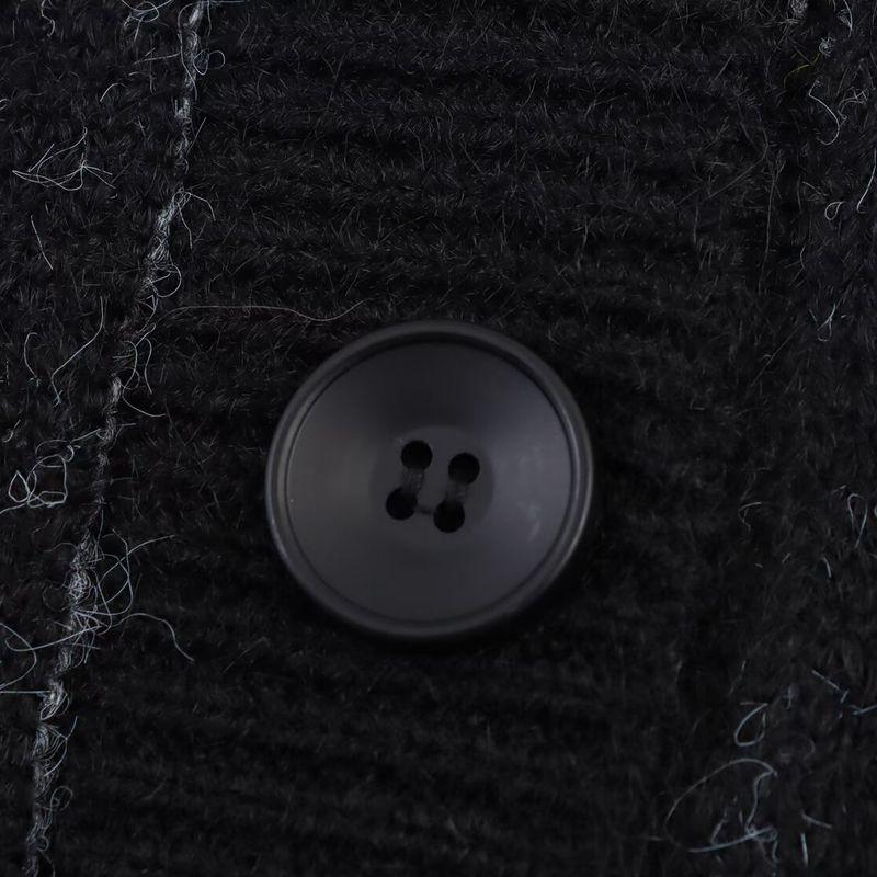 Kaslead New Women Clothes Western Style Lazy Butterfly Jacquard V-neck Long Sleeve Knit Sweater Cardigan Outerwear