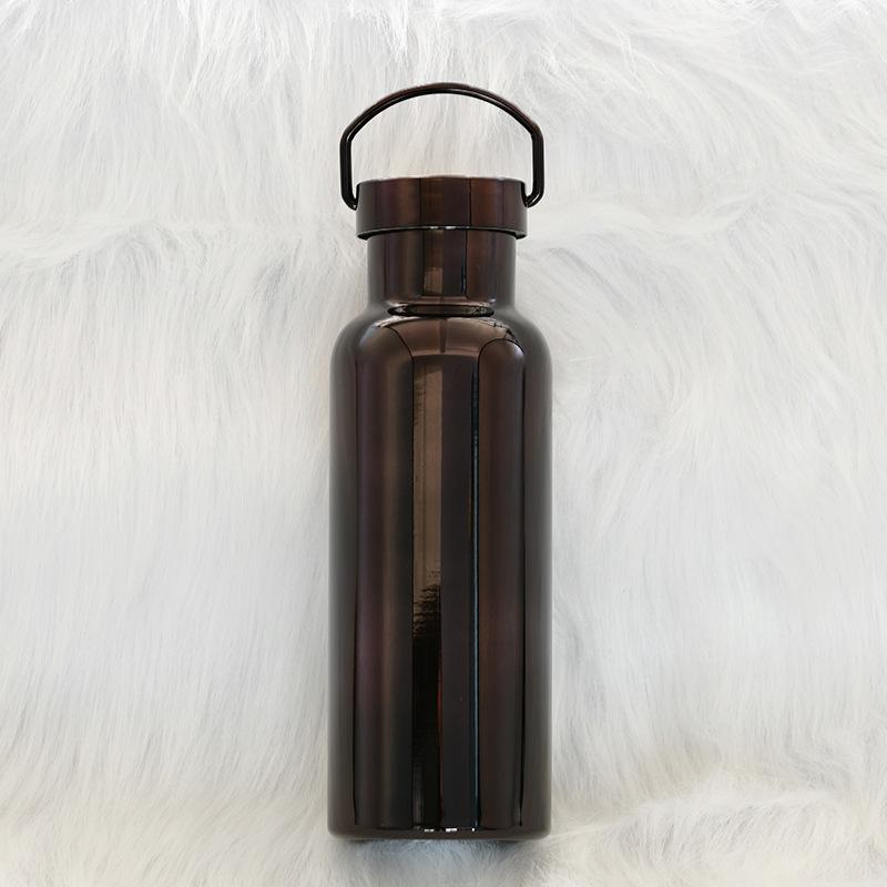 

Термос из нержавеющей стали Портативный Портативный Спортивный Чайник Гальванизированный Средний Носик Уличная Автомобильная Чашка для Воды 500ml чёрный