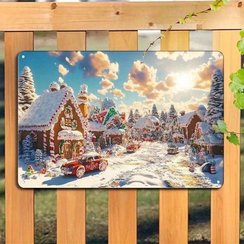 

Vintage Metal Wall Art Retro Tin Sign Home Decor Living Room 20x30cm