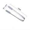 Silicone Head Non-Slip Food Ice Cube Clip Tongs Bread Barbecue Mini Sugar Dessert Clamp House Kitchen Party Coffee Bar Utensils