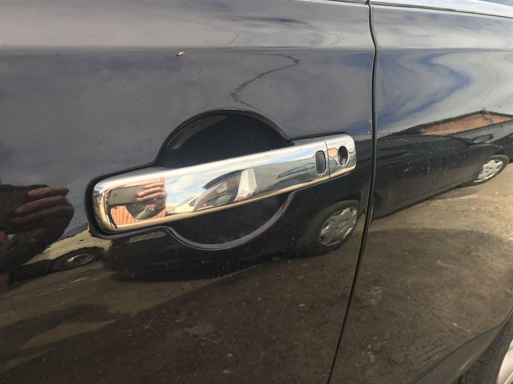 Tampoane pentru mâner (4 buc, otel inoxidabil) Cu cip, OmsaLine - oțel inoxidabil italian pentru Nissan Qashqai 2007-2010