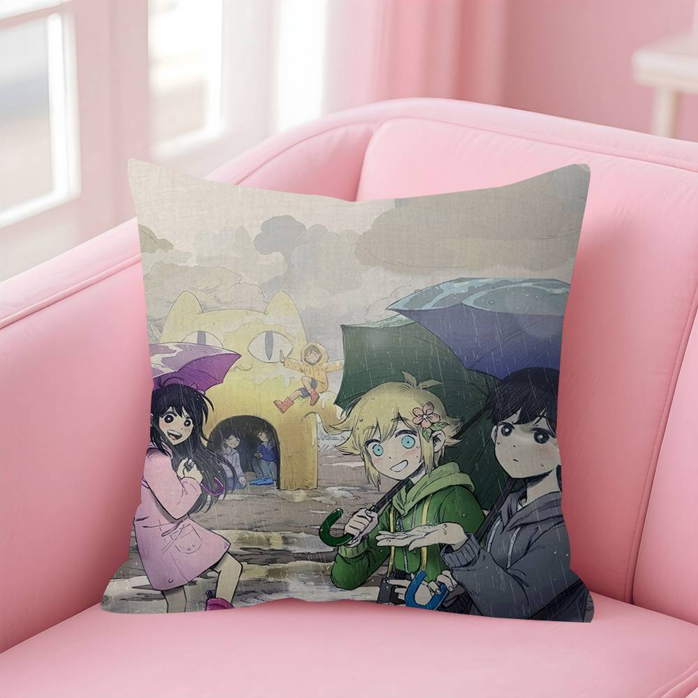 OOmori Game Pillow Cover Sofa Cushion Cover Home Room Decoration Children Gift