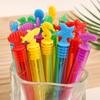 Mini Marine Animal Bubble Tubes Soap Bottle Dino Birthday Party Decoration DIY Colorful Seahorse Shell Bubble Stick Kids Toys